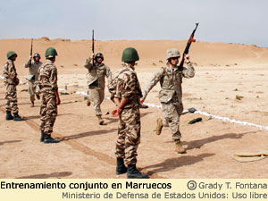 Entrenamiento en Marruecos