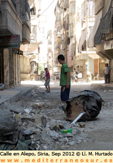 Calle en Alepo