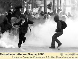 Revuelta en Atenas, 2008