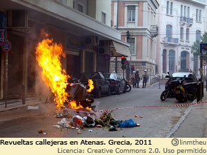Revueltas en Atenas, 2011