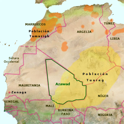 Azawad Mapa