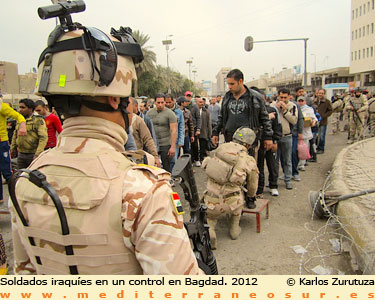 Soldados en Bagdad