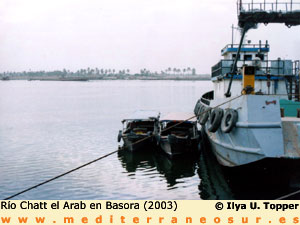 Barco en Basora