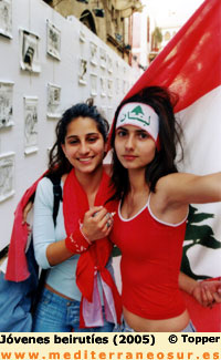 Jovenes en Beirut