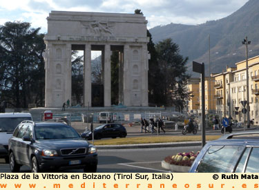 Plaza Vittoria en Bolzano