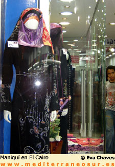 maniquí en El Cairo