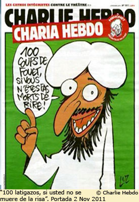 Portada de Charlie Hebdo 2 Nov 2011