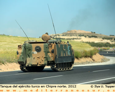 Tanque turco en Chipre