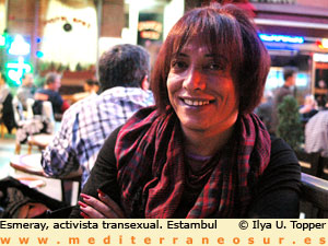 Esmeray, activista transexual