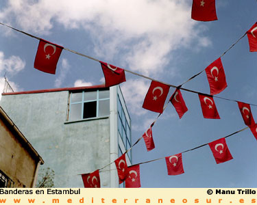 Manifestación en Ghazi, Estambul