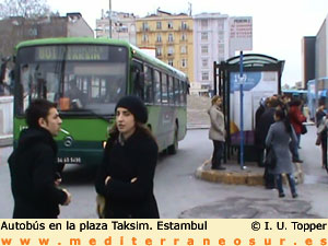 Autobs en Taksim