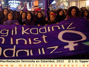 Protesta feminista Estambul