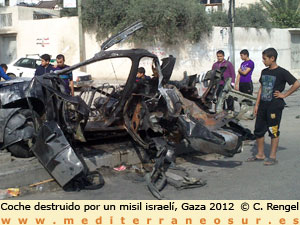 Coche en Gaza
