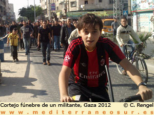 Cortejo fnebre, Gaza