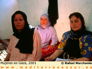 chicas en Gaza