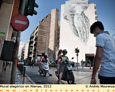 Mural en Atenas