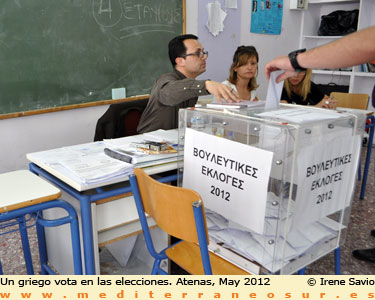 Votación en Grecia