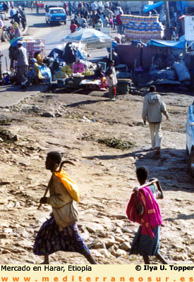 Mercado en Harar