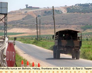 Patrulla turca en Hatay