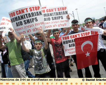 Protesta IHH Turquía