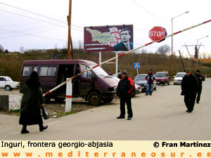 Inguri, frontera Abjasia - Georgia