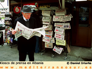 Kiosco en Albania