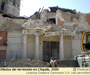 Ruinas en L'Aquila