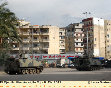 Tanques en Trípoli