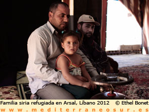 Familia siria en Líbano