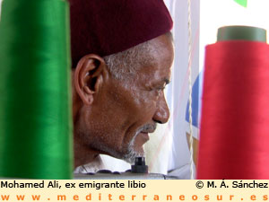 Mohamed Ali, sastre en Bengasi, Libia, Jul 2012. Foto: Miguel ngel Snchez