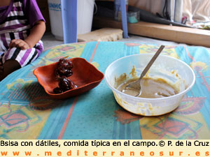 Bsisa con dátiles: comida típica magrebí