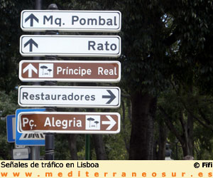 Señales trafico, Lisboa