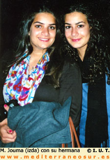 Mariam Jouma y su hermana