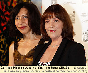 Carmen Maura y Yasmine Reza