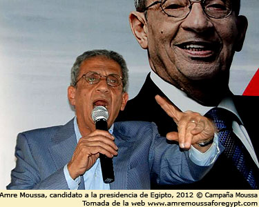 Amre Moussa, candidato
