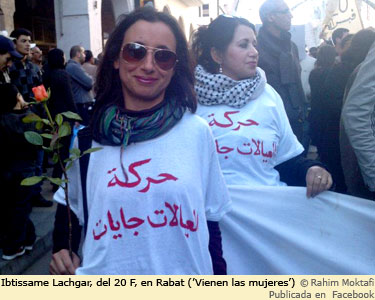Protesta del 20 F marroqu en Rabat