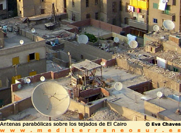 Parabolicas sobre El Cairo