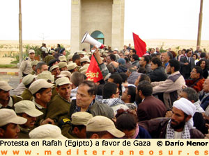 Marcha en Rafah