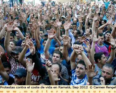 Protestas en Ramalá