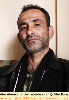 Abu Ahmad, oficial rebelde sirio