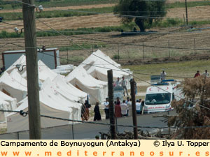 Campo de refugiados sirios