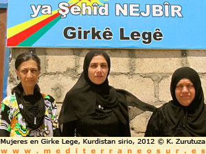 Mujeres en Girke Lege, Siria kurda