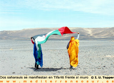 Manifestación saharaui